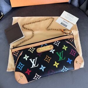 SOLD! Louis Vuitton Takashi Murakami Milla Clutch MM